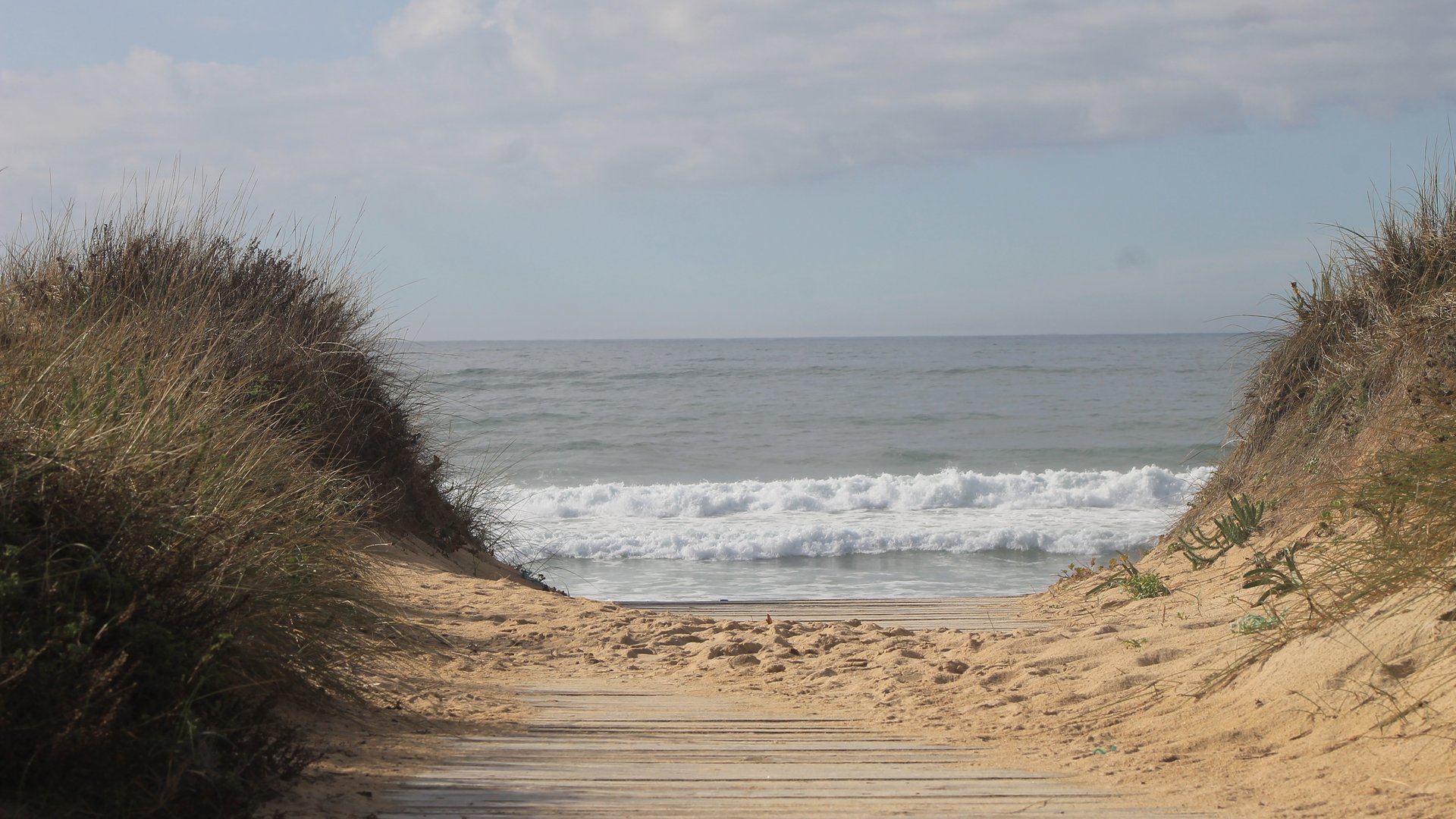Path to the La Lanzada Beach Galicia Spain