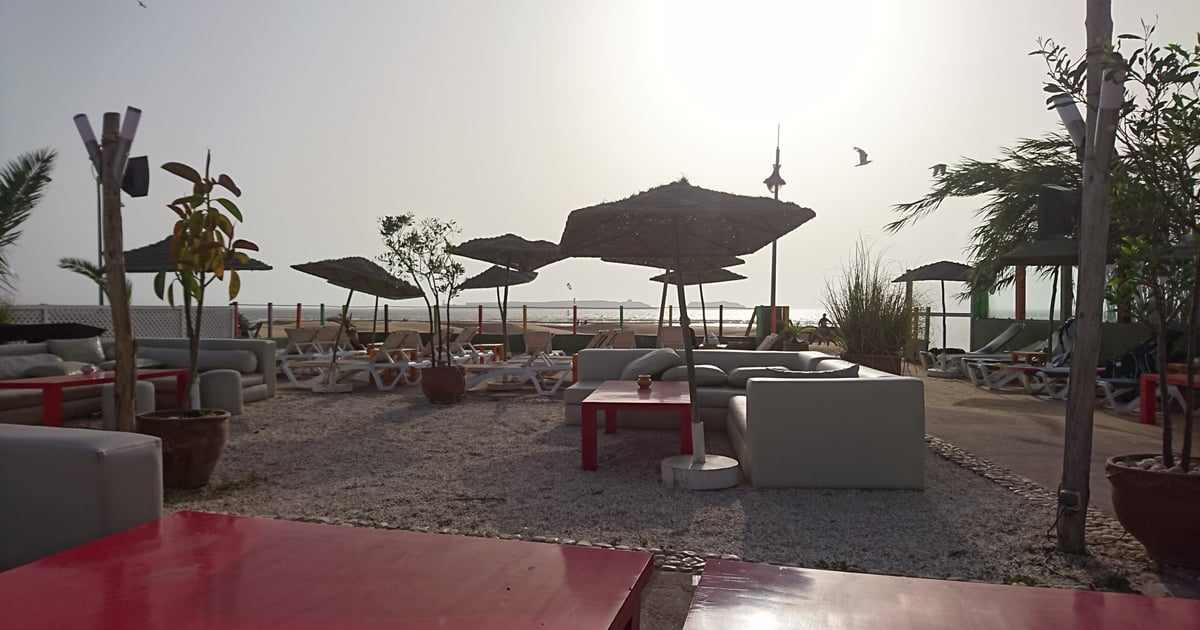 Beach Restaurant at Kitebeach in Essaouira