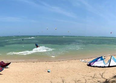 Phan Rang Beach View with kites