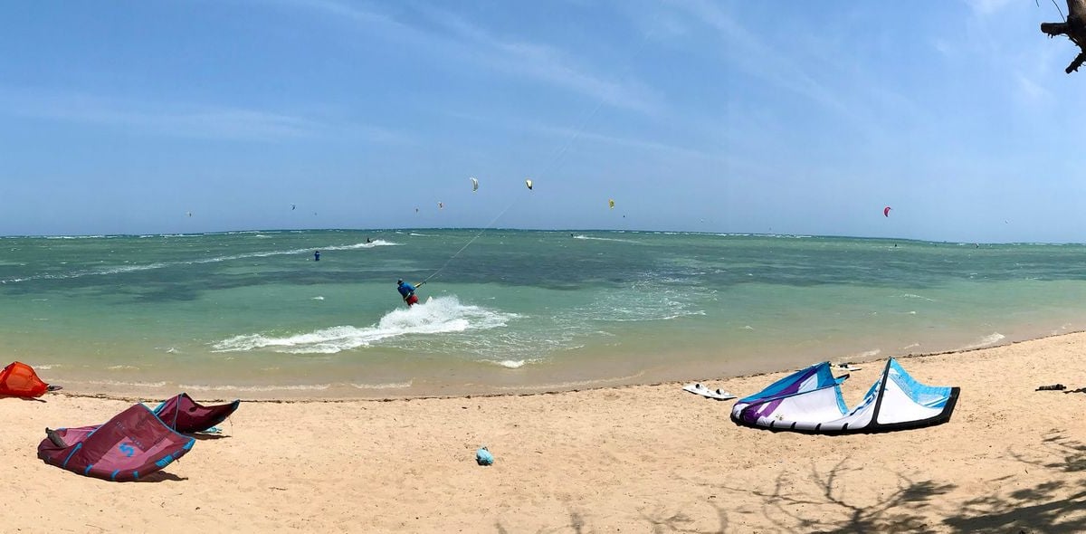 Drone shot over Phan Rang Beach