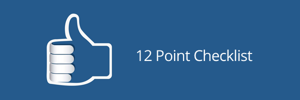 12 Point Check-up List for Facebook Page Admins