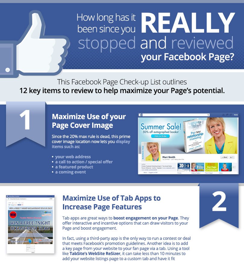 Facebook Page Checkup Guide [INFOGRAPHIC CHECKLIST]