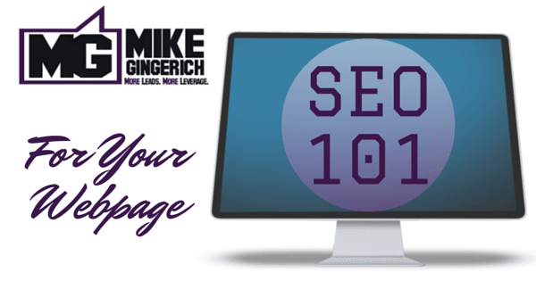 SEO 101 for your Web Page