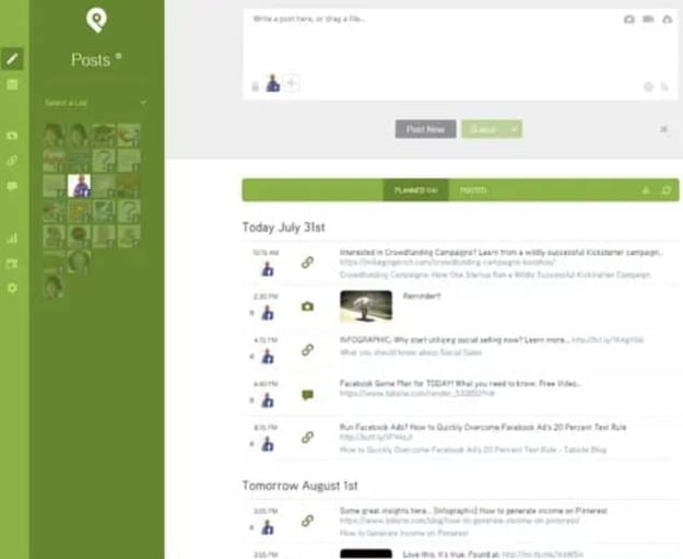 social media scheduling tool