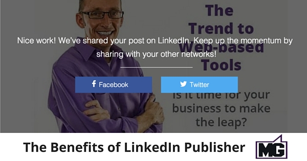 The Benefits of using LinkedIn Publisher