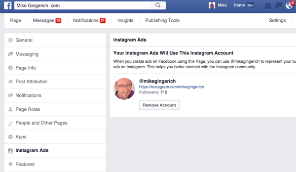instagram ads for facebook