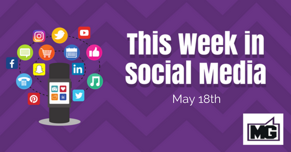 Facebook and Social Media Updates for week ending 518