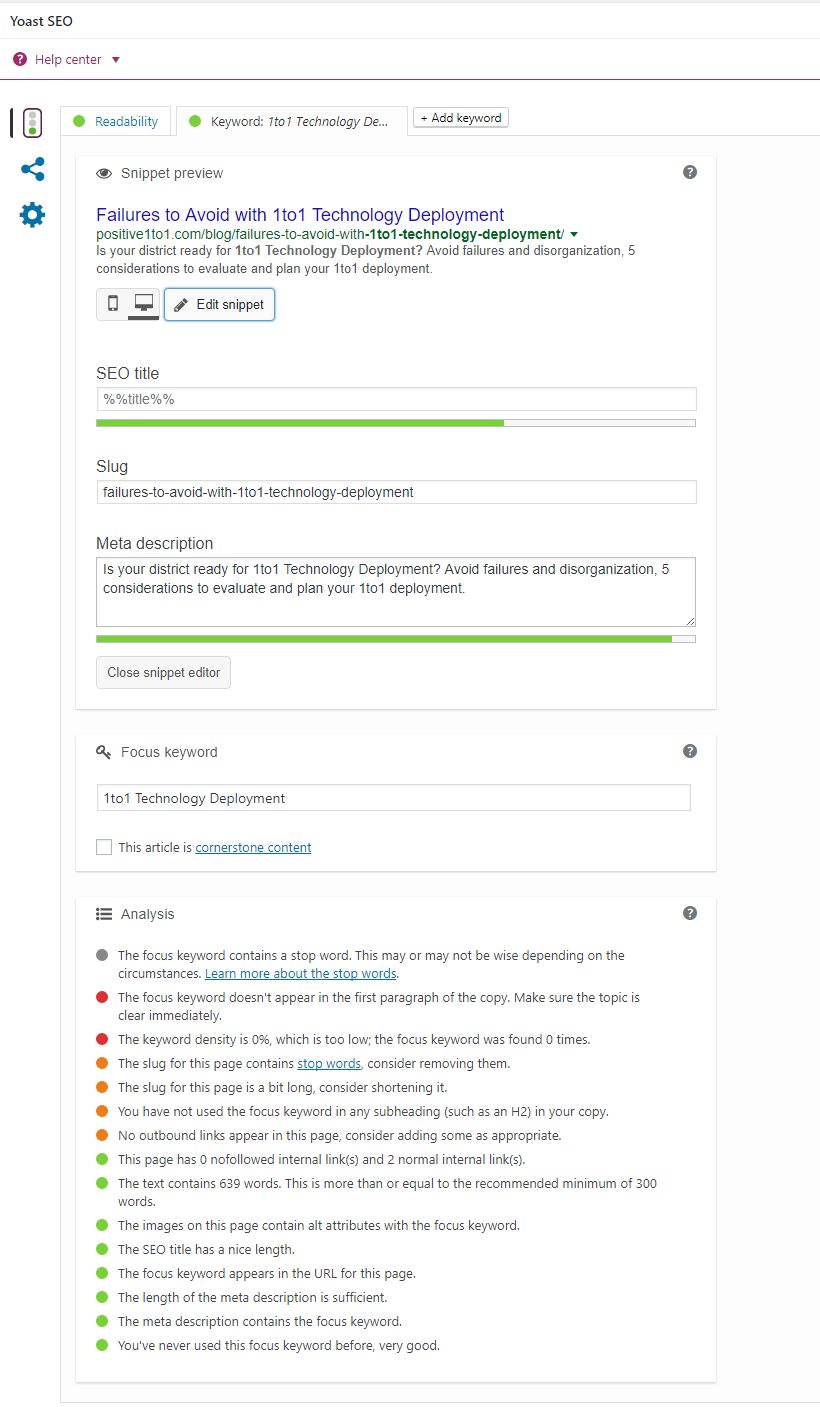 yoast seo plugin for wordpress