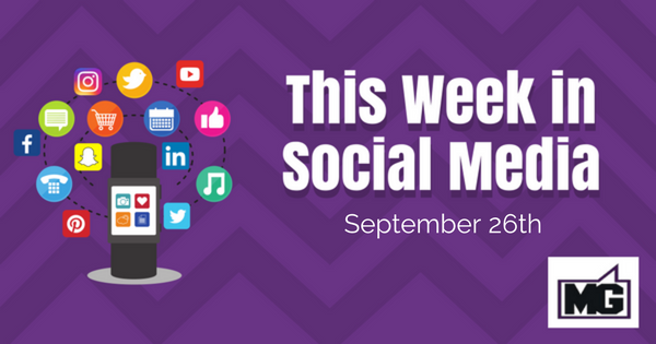 Facebook Updates and Instagram Updates for September 26