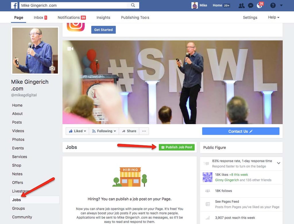 How Do I Manage Job Posts for my Facebook Page 1