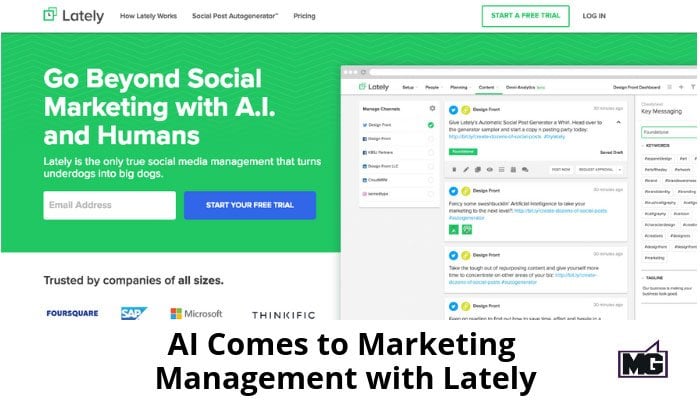 AI Comes to Marketing Management: A Review of Lately