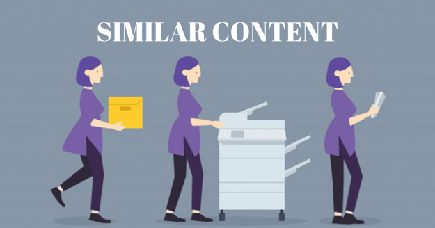 similar content email marketing mistake