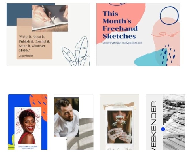 Canva design tools and templates