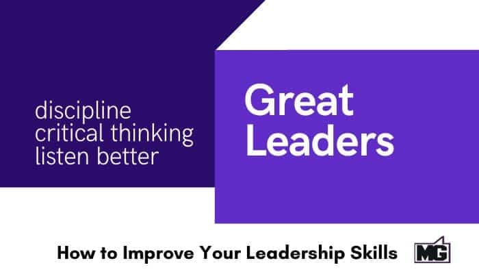Word to improve your leadership skills. 