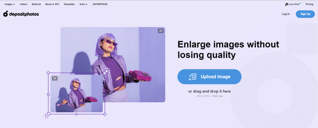Image upscaler by depositphotos