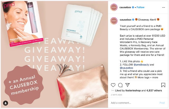 Instagram Giveaway