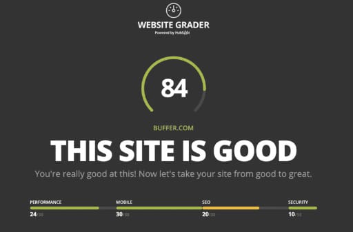 Website Grader Online SEO Tool