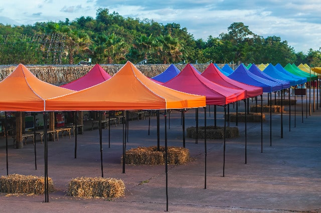 farmers market tents