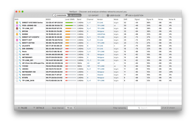 Find WiFi Dead Spots