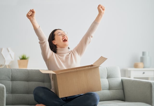 eCommerce package arrived