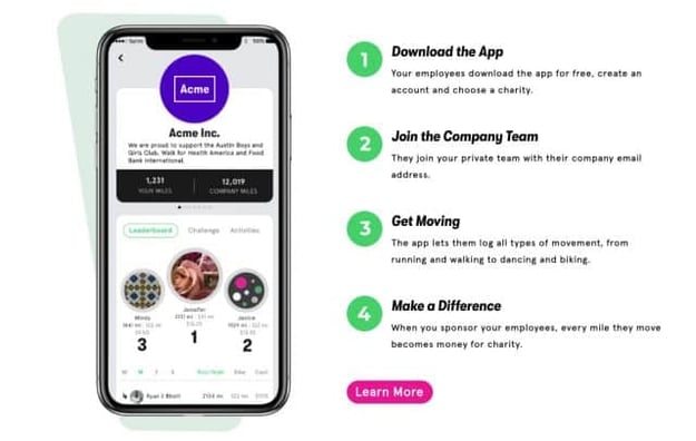 office fitness challenge apps