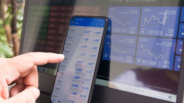 Using a mobile app and web app