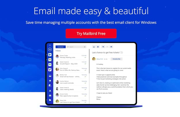 mailbird best windows email client
