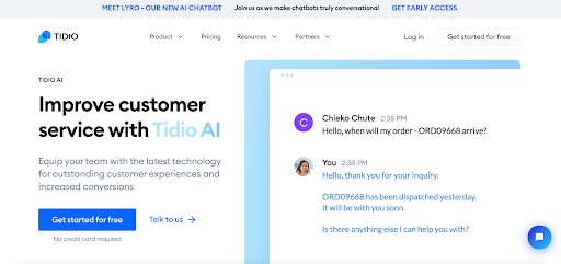 Tidio AI