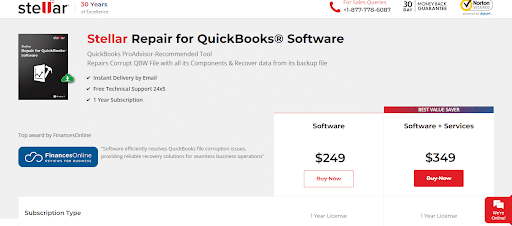 Stellar Repair for QuickBooks