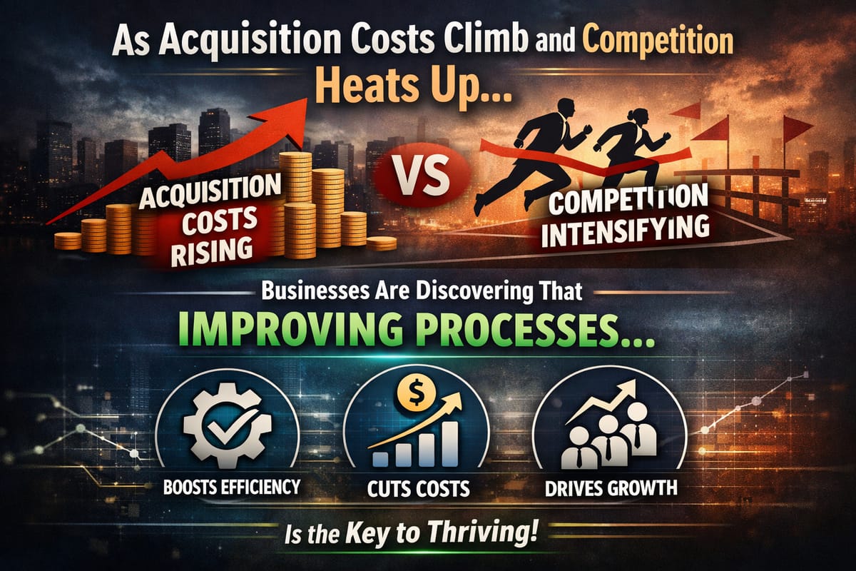 Rising acquisition costs vs intensifying competition: improving processes boosts efficiency, cuts costs, drives growth for...