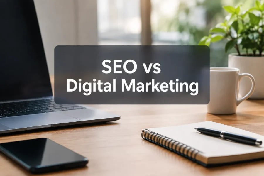 SEO vs Digital Marketing: What’s the Difference?