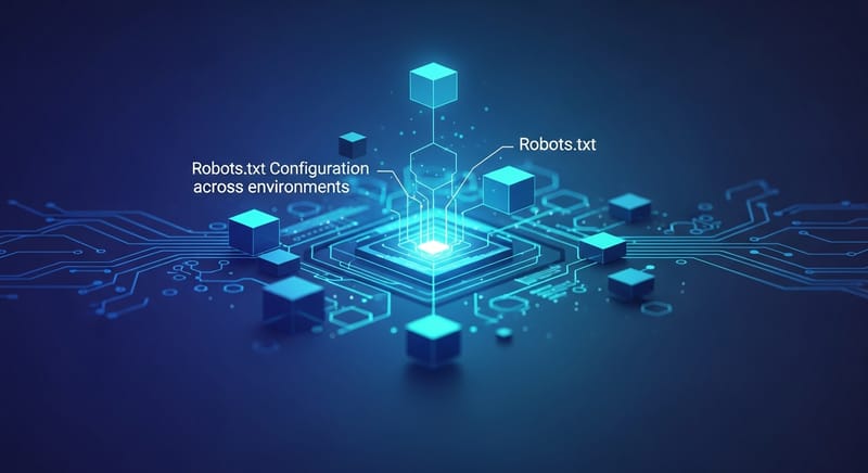 How do I use robots.txt for different environments (staging, production)?