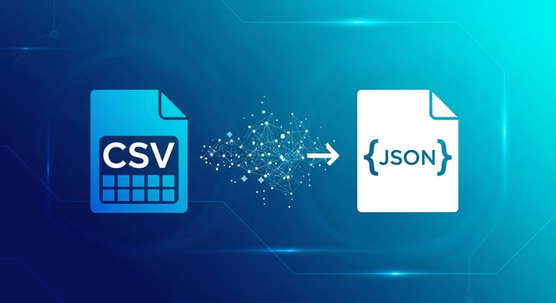CSV to JSON Converter - Free Online Tool