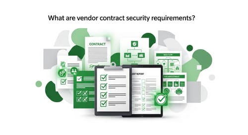 What are vendor contract security requirements?