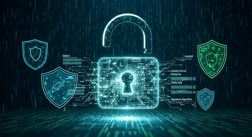 What information can I find in a decoded X.509 certificate?