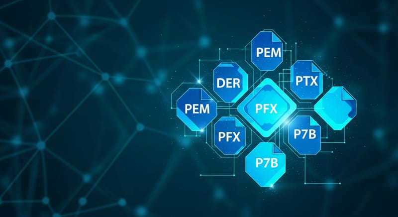 Certificate Formats: PEM, DER, PFX, and P7B Explained