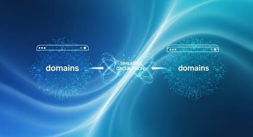 How do I calculate visual similarity between domains?
