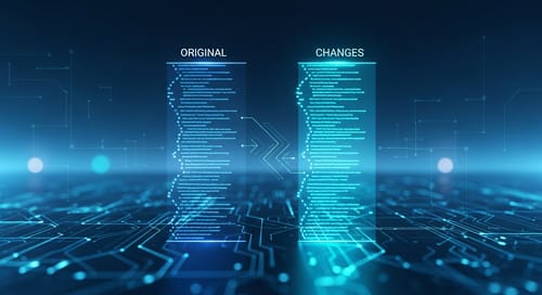 How do I use diff output for code review and collaboration?