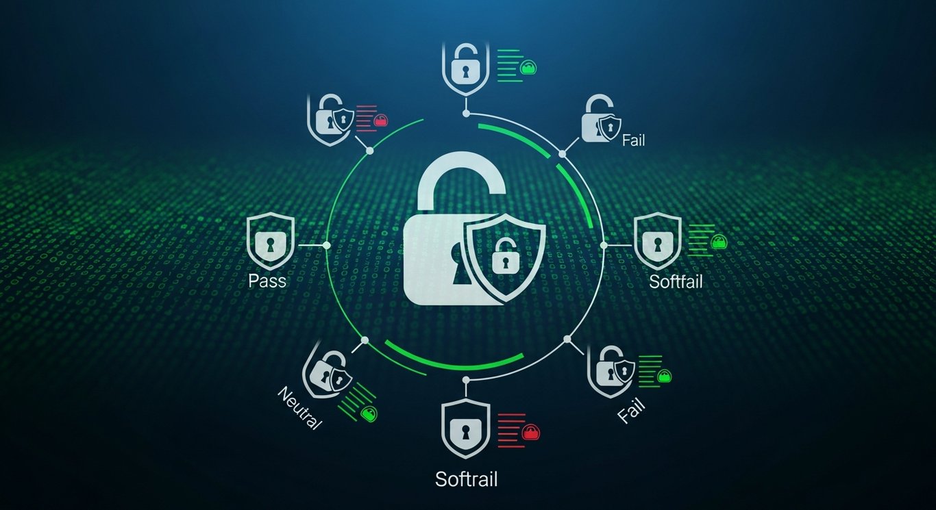 What do the different Authentication-Results mean?