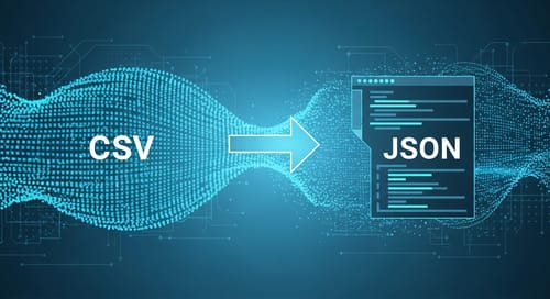 How do I optimize CSV to JSON conversion for large files?