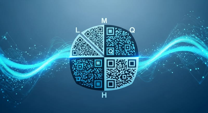 What are QR code error correction levels and which should I use?