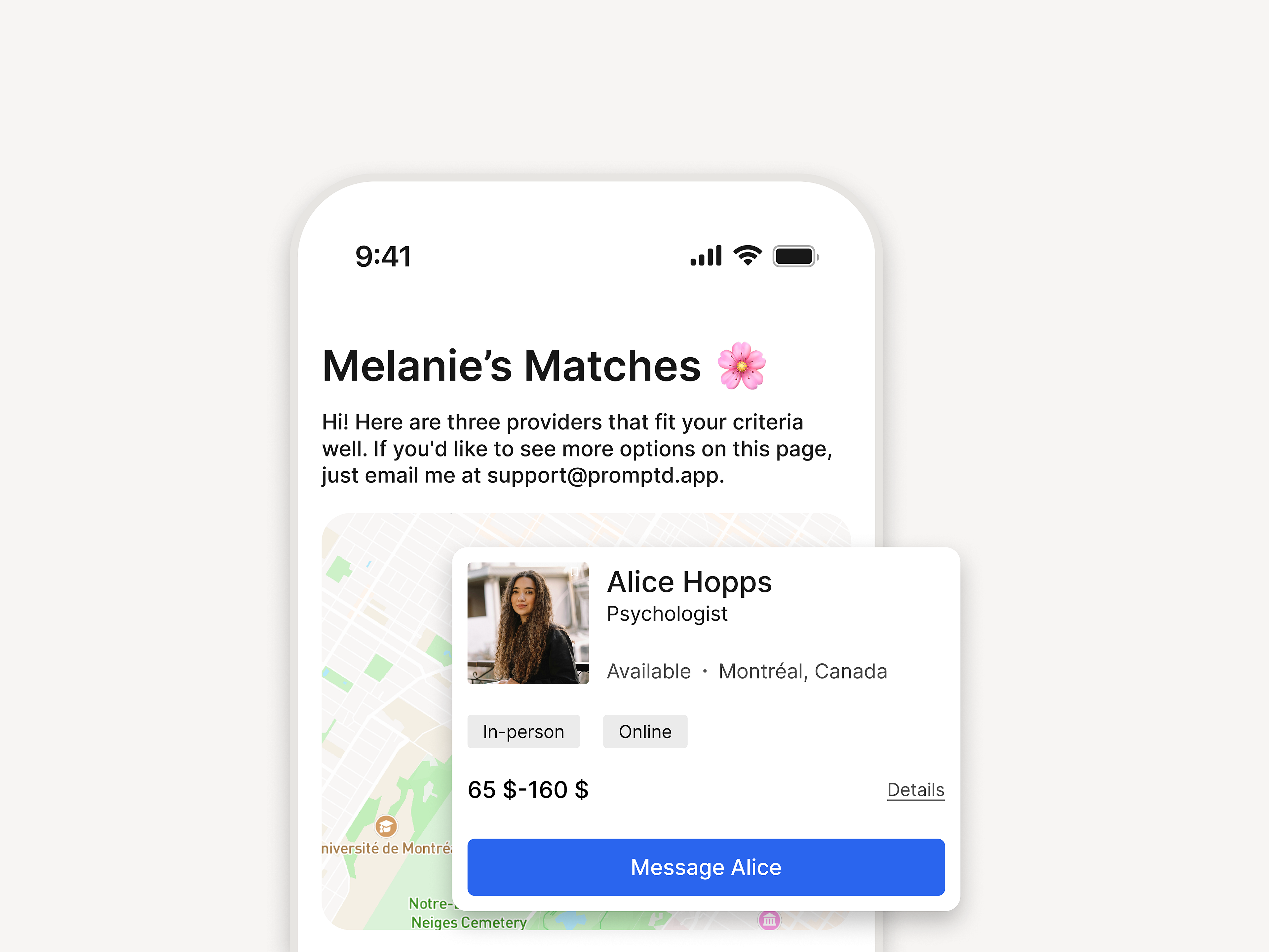 How Promptd Matches You With a Therapist in 24 Hours