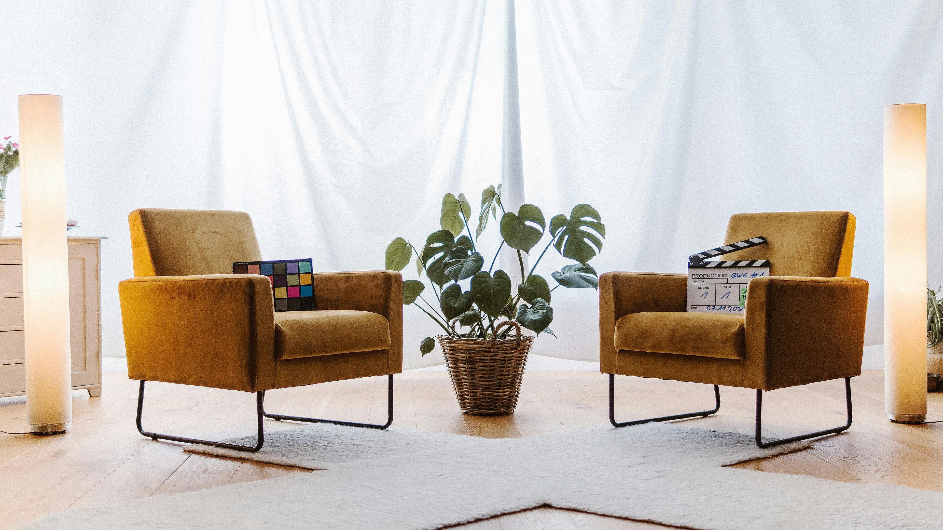 background of therapy office