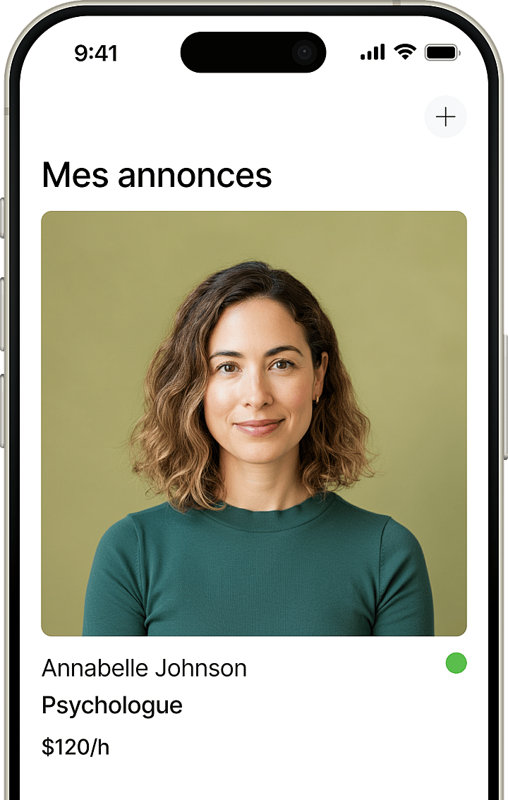 example of listing on platform