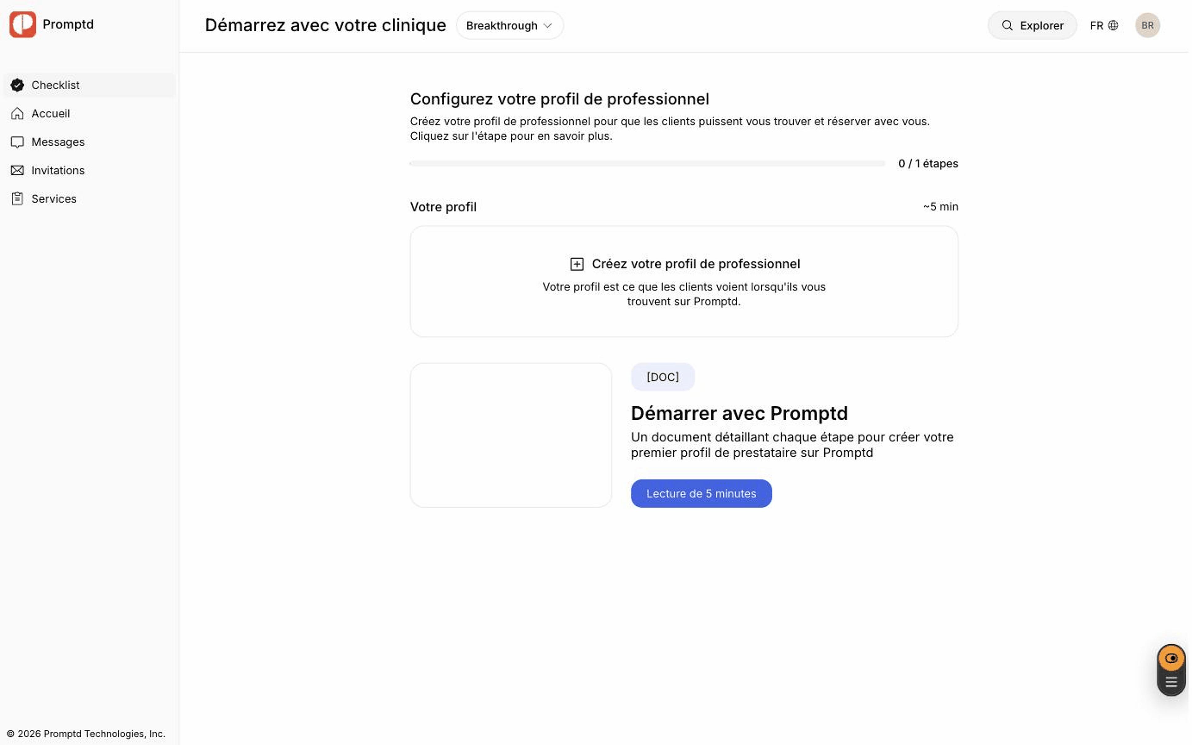 Le démarrage rapide du membre d'équipe avec une seule étape