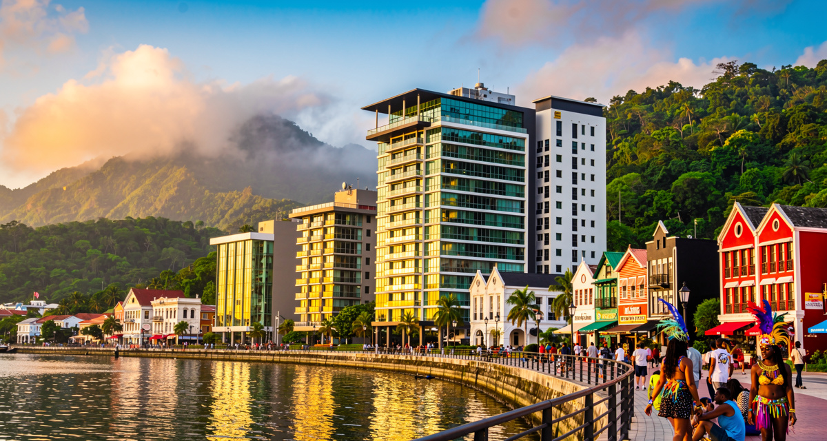 Trinidad and Tobago country code +1868 illustration