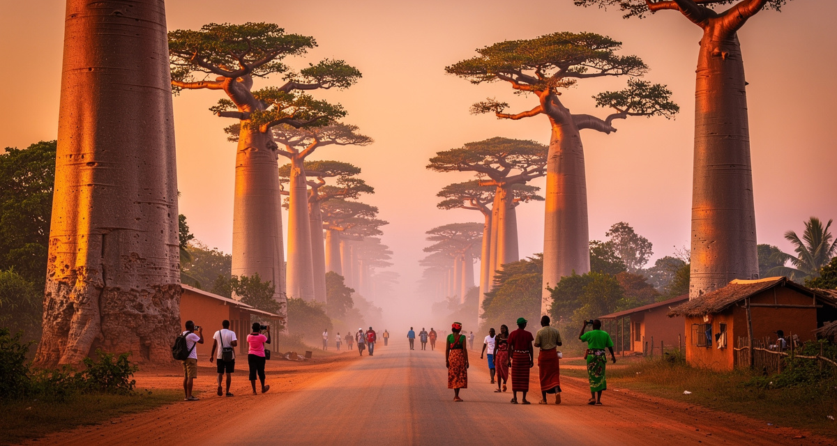 マダガスカル 国番号 +261 のイラスト