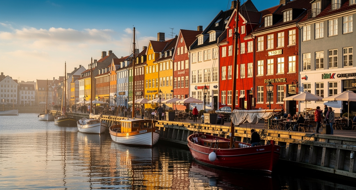 Denmark country code +45 illustration