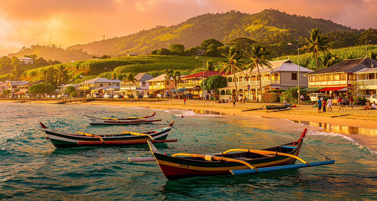 フィジーの国番号 +679 のイラスト