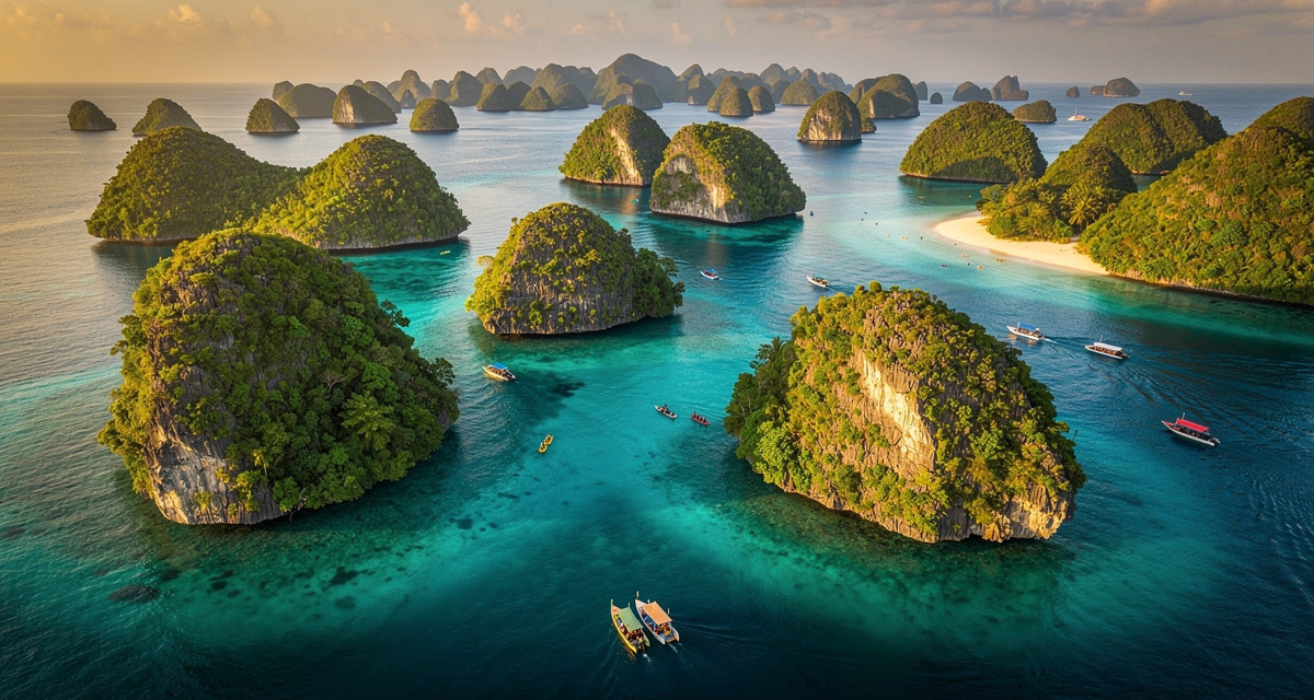 パラオの国番号 +680 のイラスト